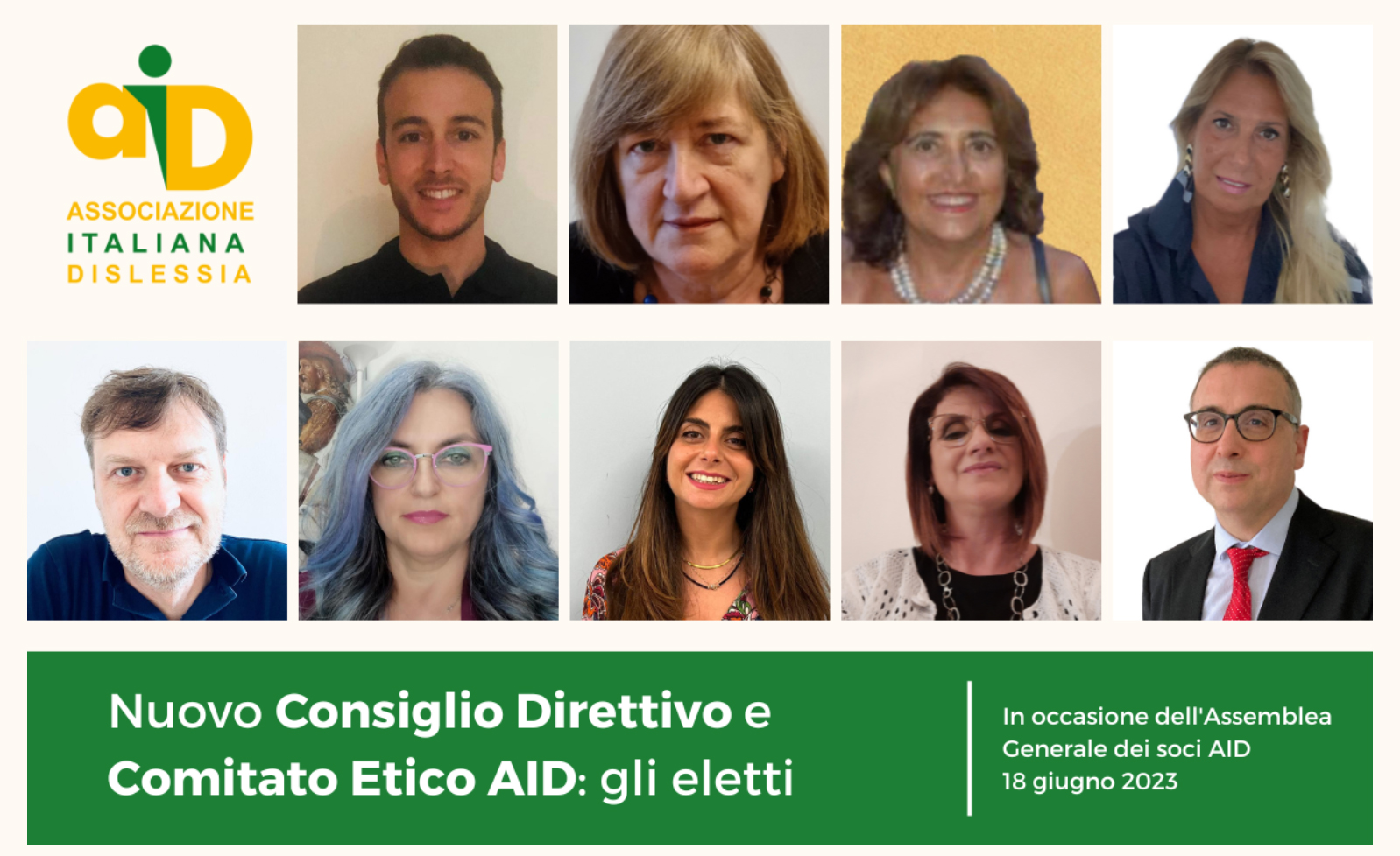 AID-Associazione Italiana Dislessia: Nuovo Consiglio Direttivo e Comitato Etico