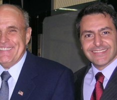 Fabio Gallo con Rudolph Giuliani