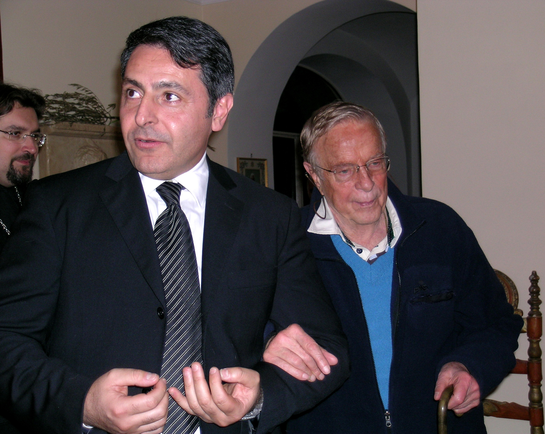 Fabio Gallo con Franco Zeffirelli