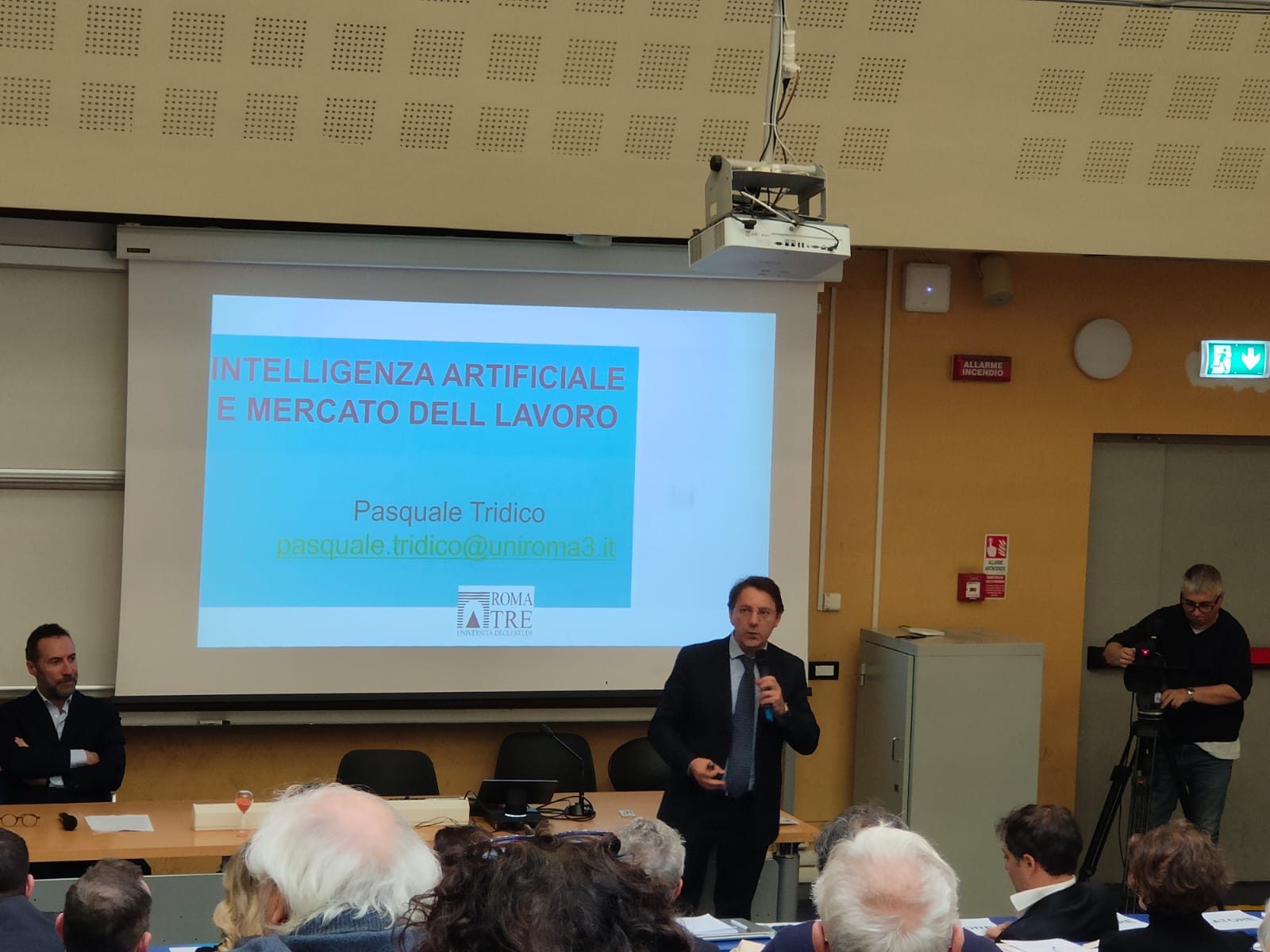 Il Prof. Pasquale Tridico