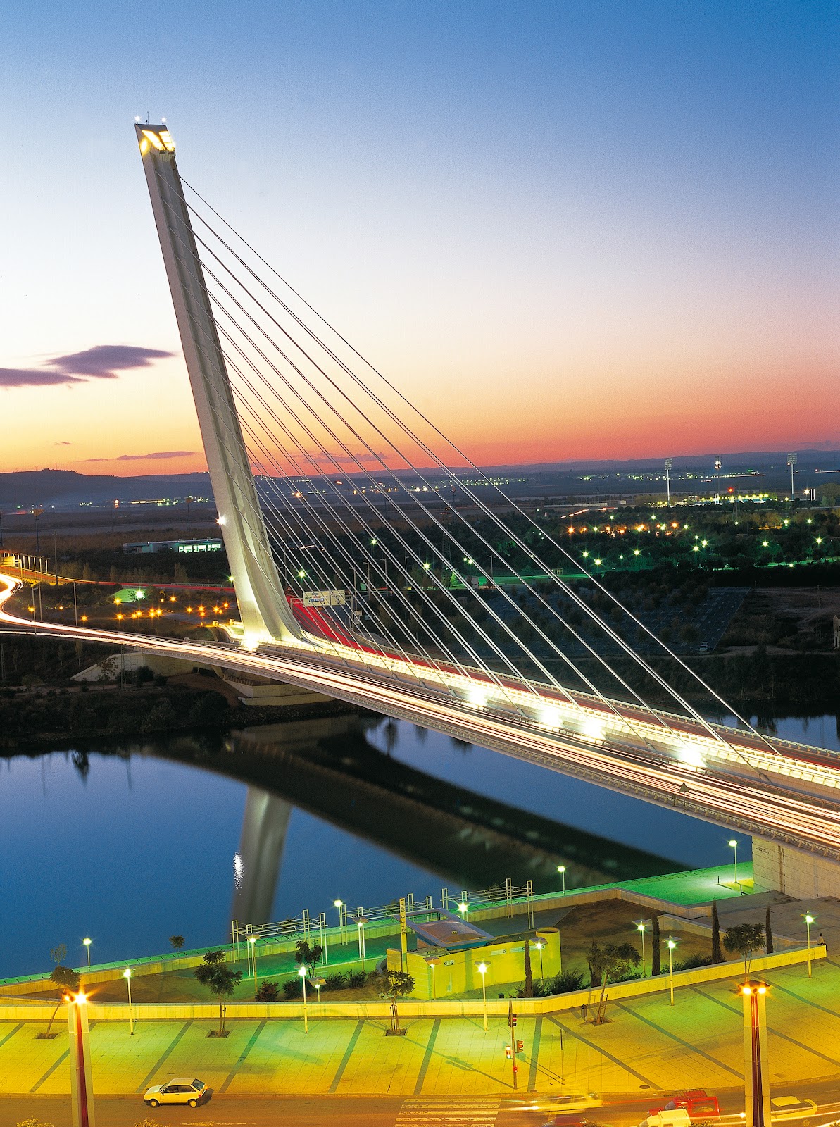 Puente Del Alamillo - Sevilla - Opera di Santiago Calatrava