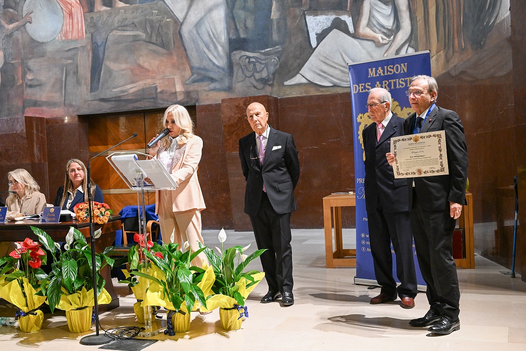 Il Premio Maison des Artistes 2023 al Presidente ANPEF Prof. Pieluigi Bonici