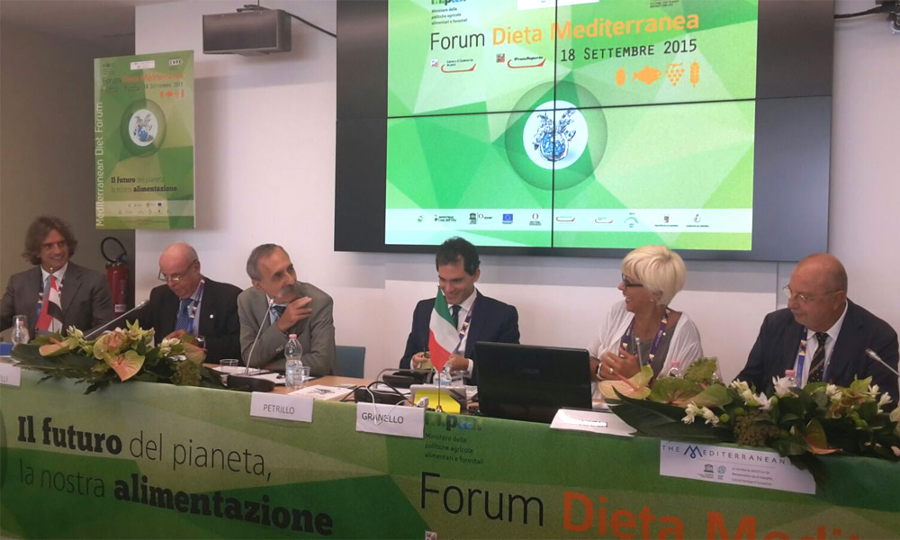 expo milano 2015 - forum dieta mediterranea mipaaf ministro Maurizio Martina
