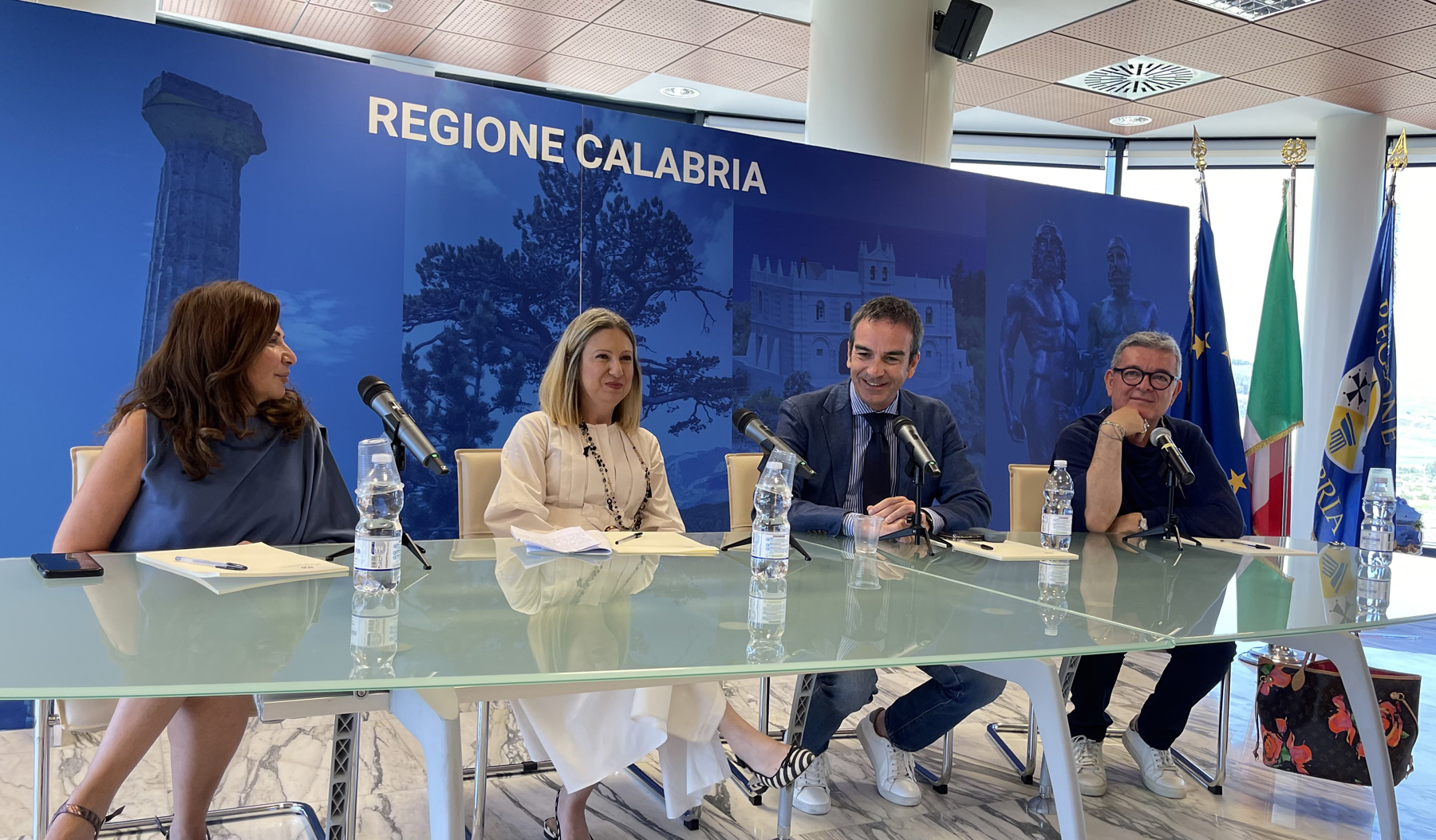 Un Momento della Conferenza nella Cittadella Regionale della Calabria