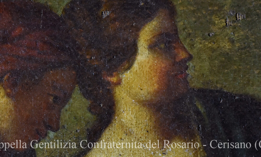 Opera d'Arte della Cappella Gentilizia custodita dalla Confraternita del Rosario di Cerisano - Priore Caterina Zecca