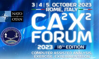 Immagine ufficiale dell'evento NATO CA2X2 Forum 2023. Fonte: Mscoe.org.