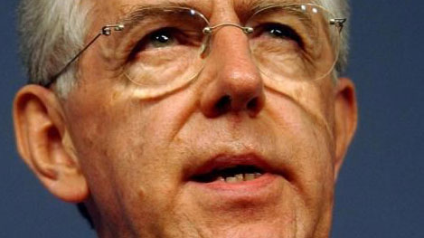 Il Presidente del Consiglio Mario Monti