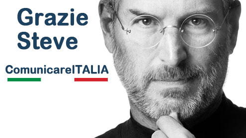 Steve Jobs: Il Grazie di ComunicareITALIA