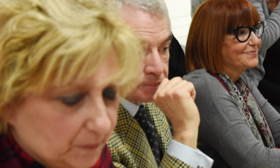 Da sx: Mariella Russo, Nico D'Ascola Presidente Commissione Giustizia del Senato, Adriana Musella