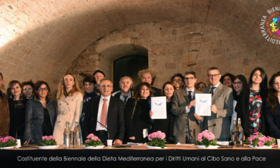 Biennale Dieta Mediterranea - alcuni dei sottoscrittori del Manifesto Costituente