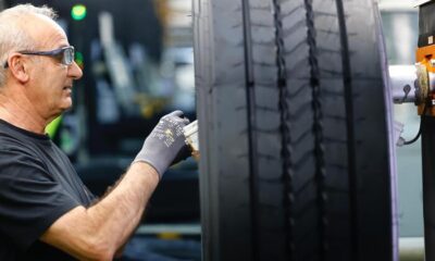 German Chancellor Scholz visits Continental AG factory in Hanover