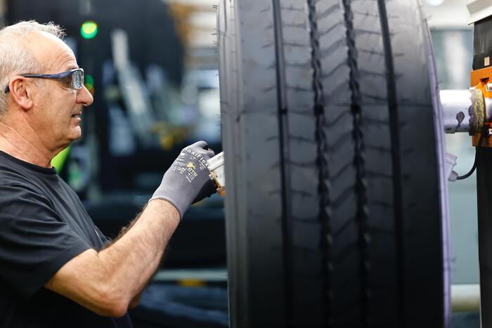 German Chancellor Scholz visits Continental AG factory in Hanover